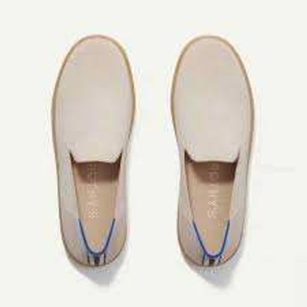 Rothys The Sneaker Sand Beige Slip On Knit‎ Shoes Womens 9.5